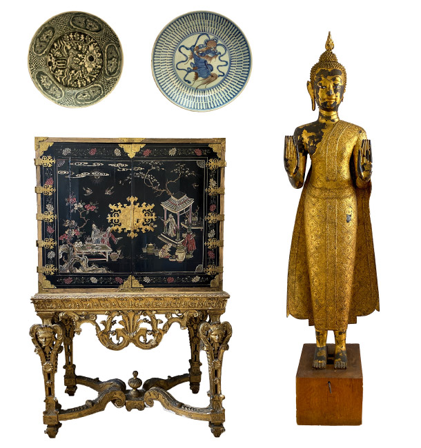 Ankauf asiatische Objekte aus Keramik, Holz, Sandstein, Silber, Jade und Marmor in Mainz